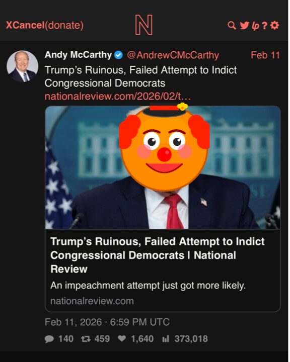 Screenshot of xcancel.com showing a post.